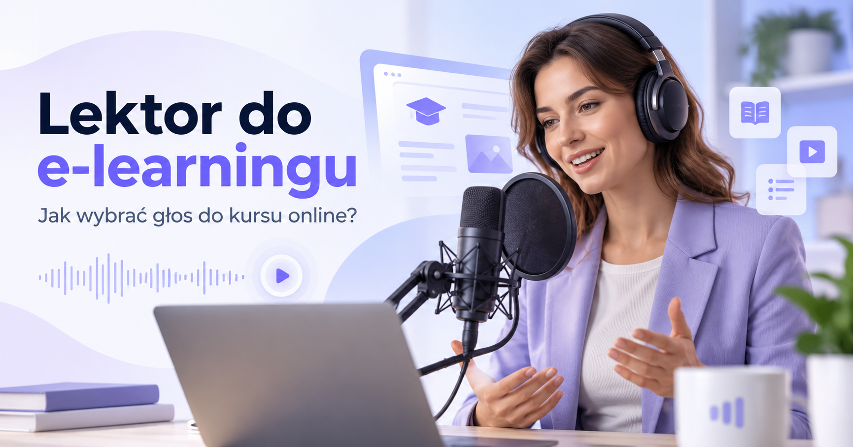 Lektor do e-learningu – jak wybrać głos do kursu online?